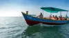 Boat in Goa Sea with Tourist