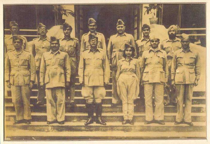 Subhash Chandra with azad hind fauj