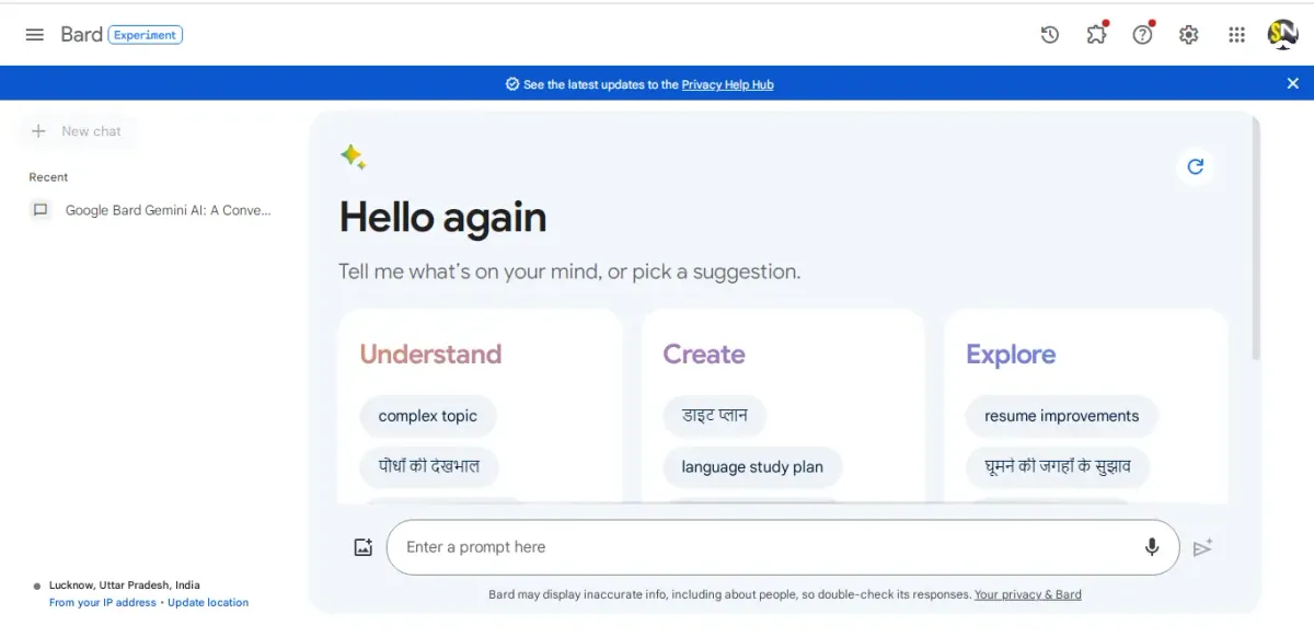About Google Bard Gemini AI