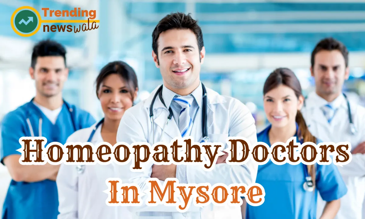 Homeopathy Doctors In Mysore, Group of Five Doctor in Uniform standing and smiling