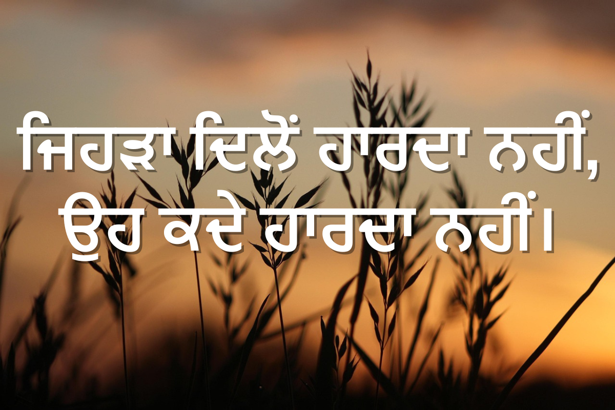 Punjabi Motivational Quotes