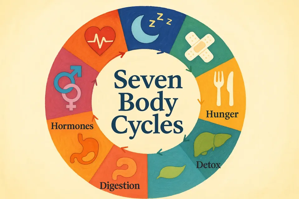Seven Body Cycles: Your Guide to Aligning with Your Body’s Natural Rhythms 🌿