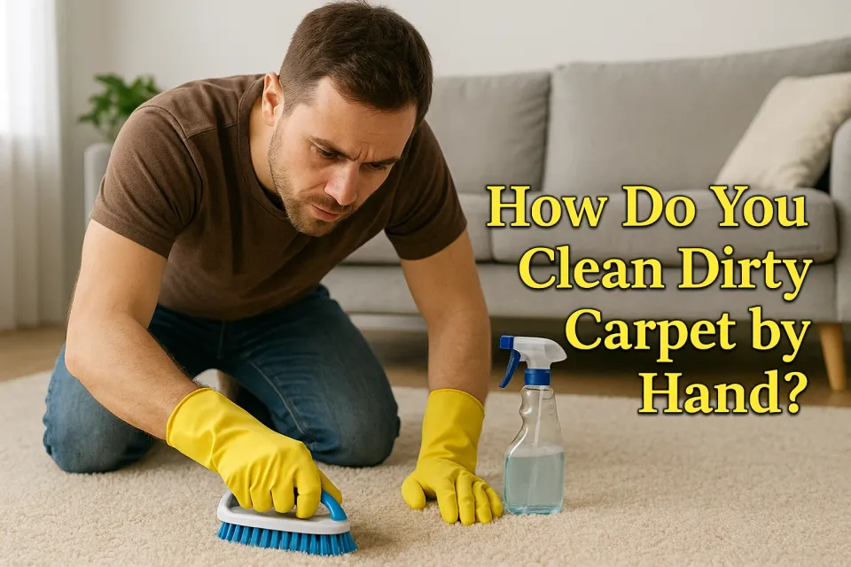 How Do You Clean Dirty Carpet by Hand ?: Ultimate DIY Guide 🧼