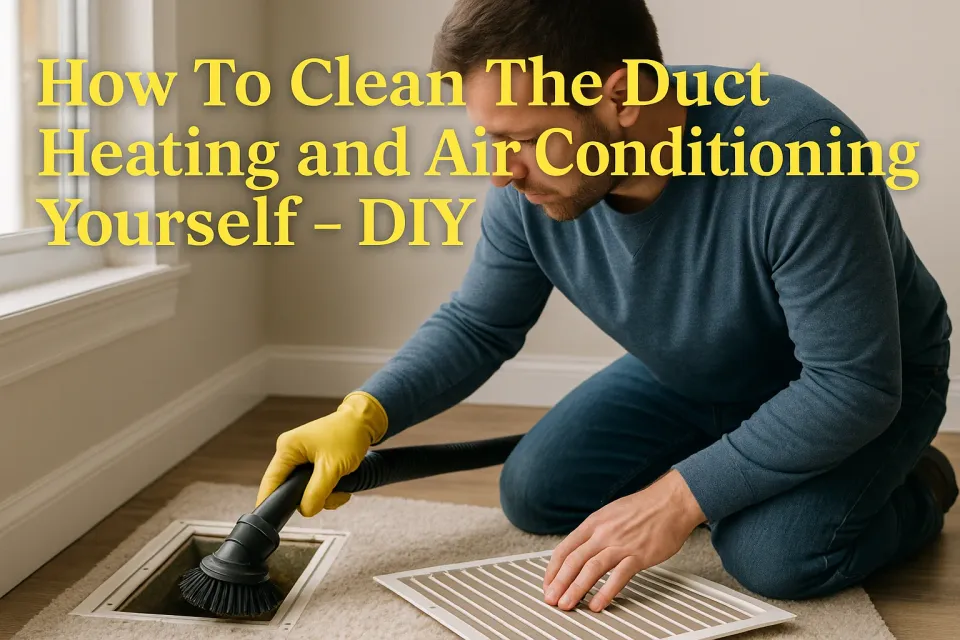 How To Clean The Duct Heating and Air Conditioning Yourself - DIY: Ultimate Guide 🛠️