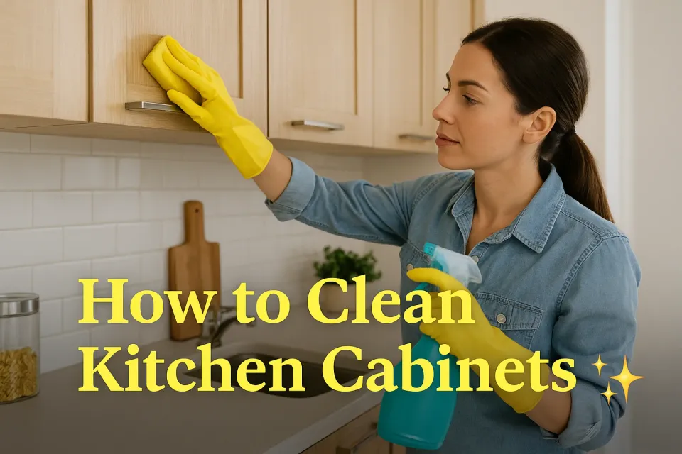 How to Clean Kitchen Cabinets: A Step-by-Step Guide to Sparkling Results 🧽✨