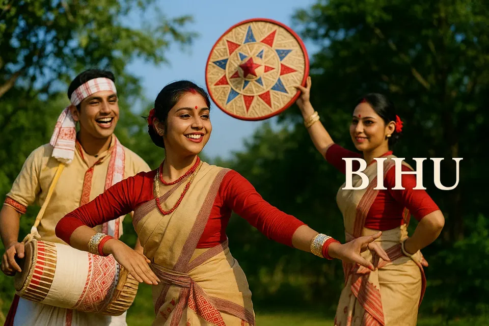 Bihu: Assam’s Vibrant Festival of Dance, Music, and Harvest 🌾